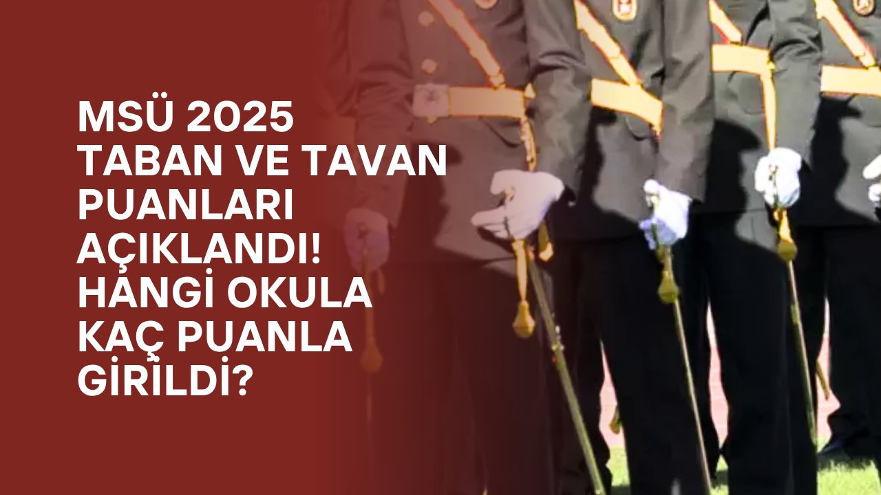 Milli Savunma Üniversitesi 2025 Puanları Belli Oldu: İşte Kadın ve Erkek Adaylar İçin Puanlar