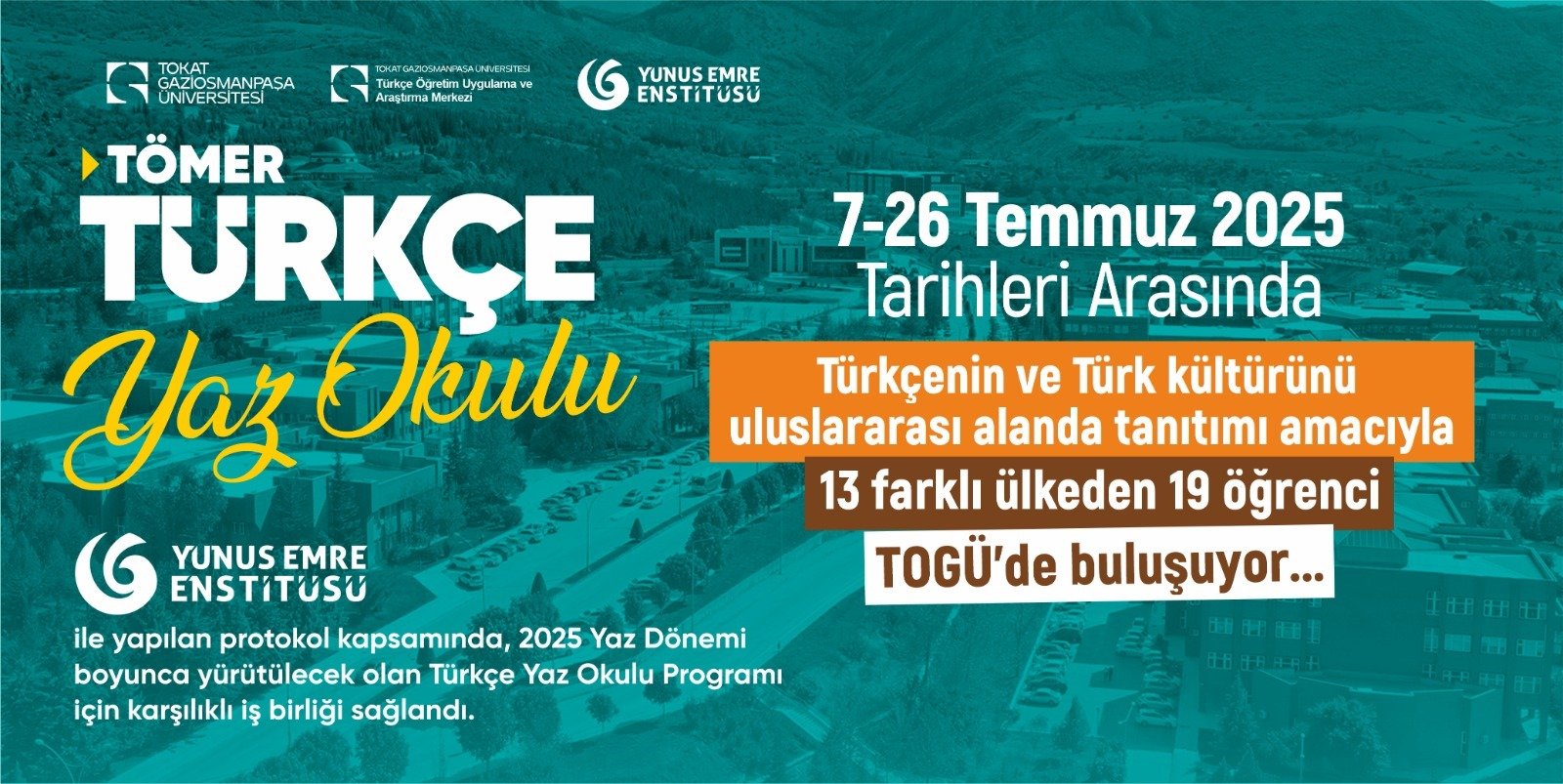 13 Ülkeden 19 Öğrenci Türk Kültürü İçin Tokat’ta Buluşacak!